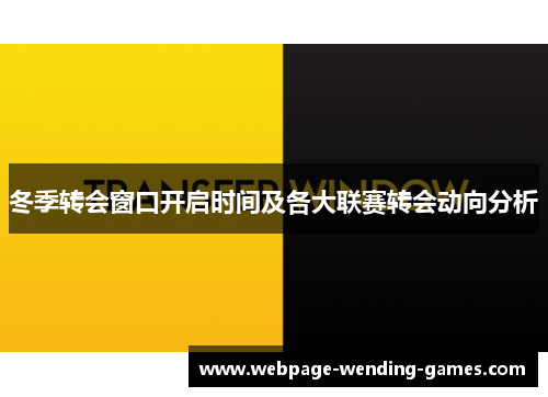 冬季转会窗口开启时间及各大联赛转会动向分析